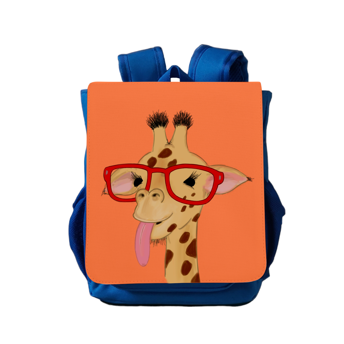 Kindergartenrucksack Fresh Animals "Giraffe", blau