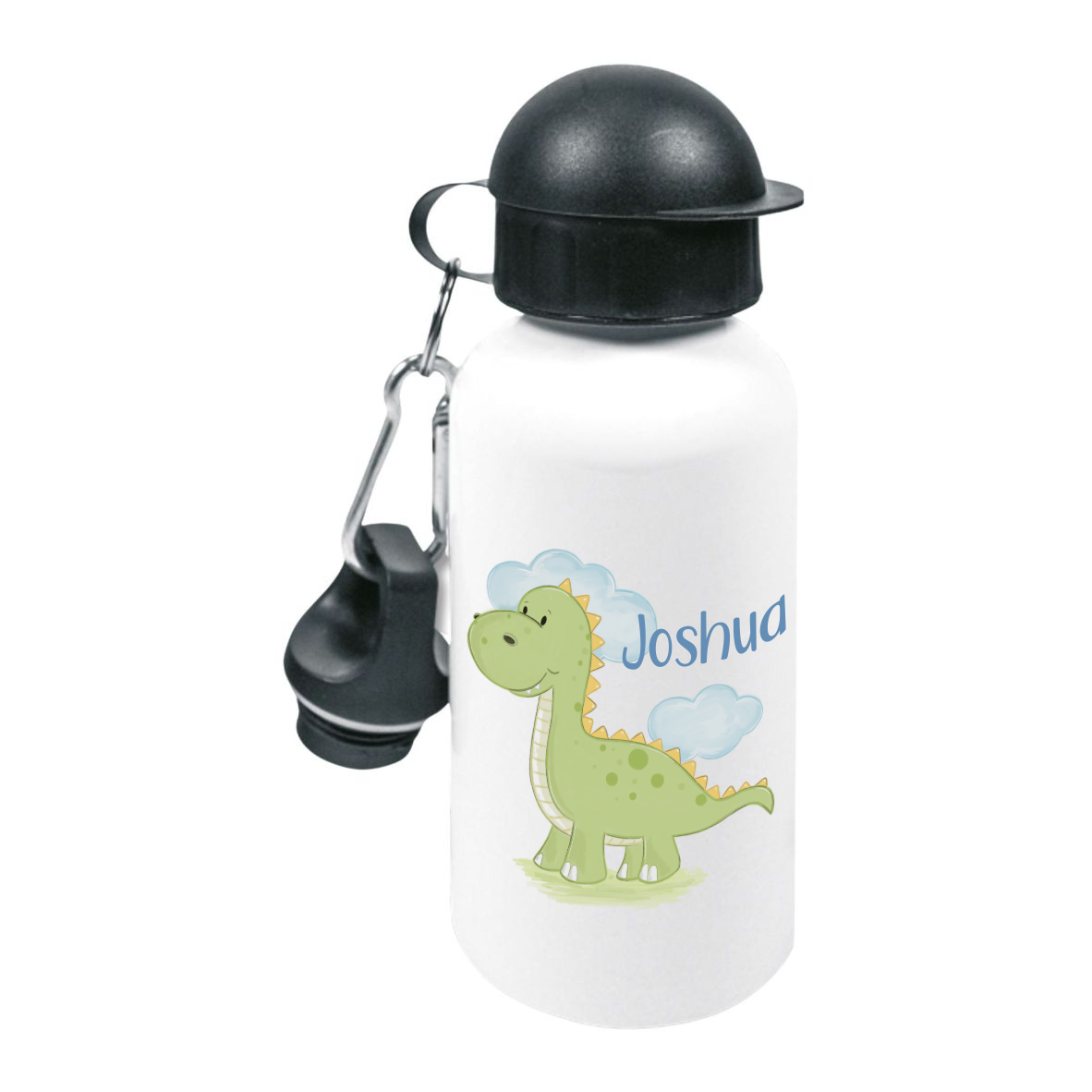 Trinkflasche "Dino", mit Wunschnamen, 500ml