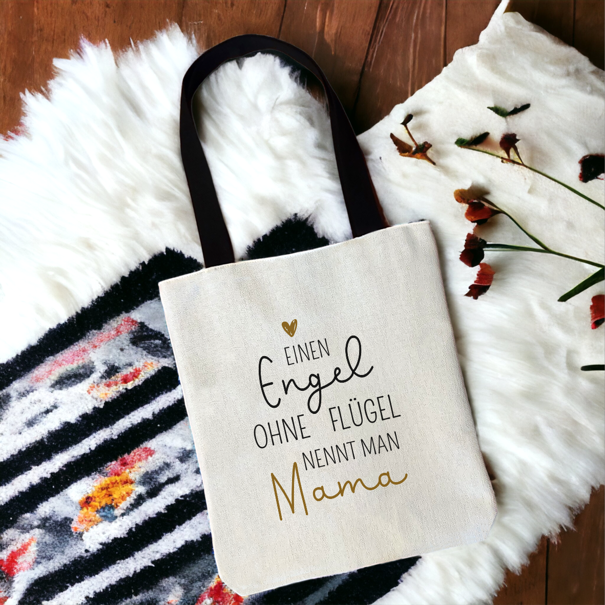 Einkaufstasche "Einen Engel ohne Flügel nennt man Mama"