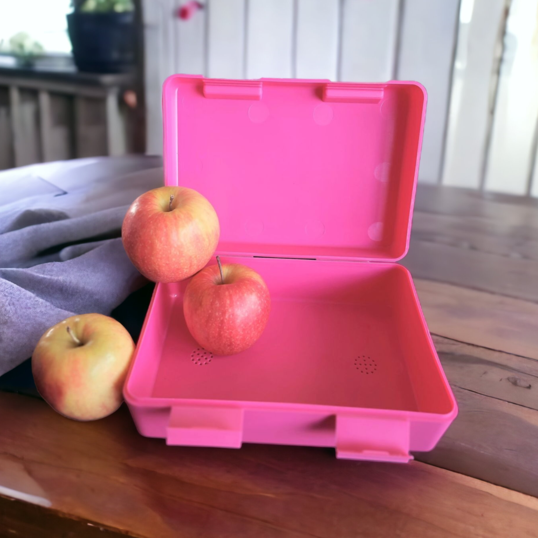 Brotzeitbox / Lunchbox "Regenbogen" mit Wunschnamen