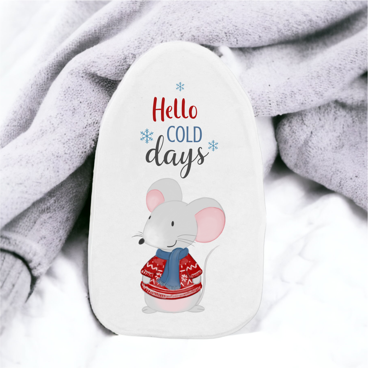 Wärmflasche "Maus - Hello cold days"