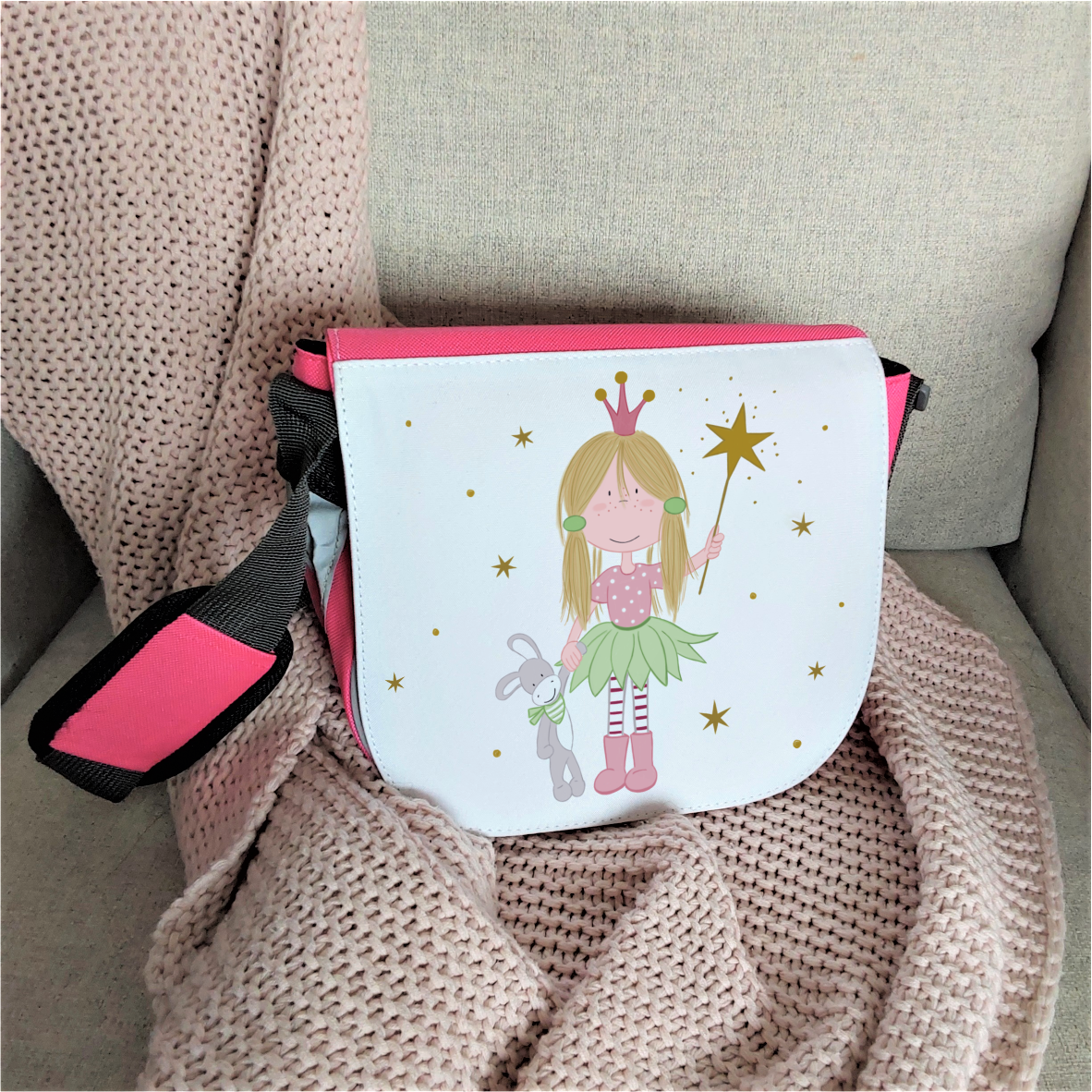 Kindergartentasche "Prinzessin", pink