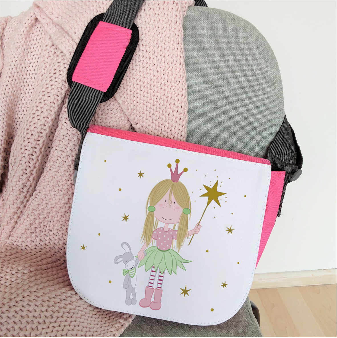 Kindergartentasche "Prinzessin", pink
