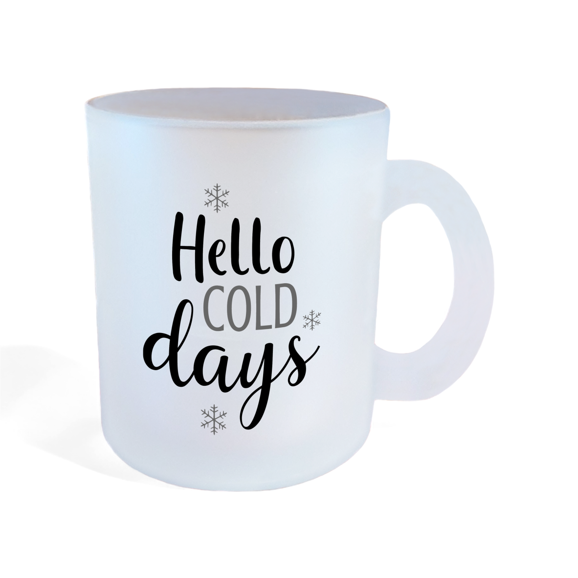 Glastasse "Hello cold days"